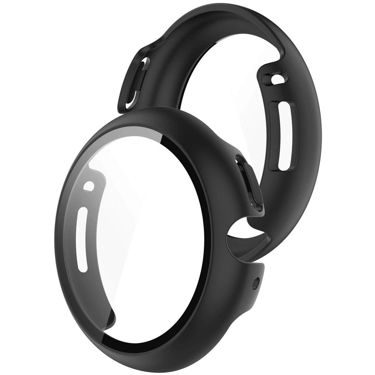 Etui z wbudowanym szkłem Bizon Case Watch Adamo do  Google Pixel Watch 4 45 mm